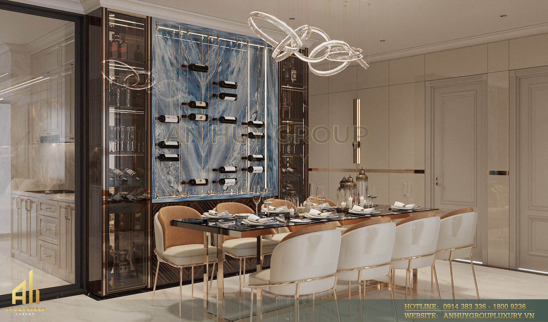 Không gian phòng bếp